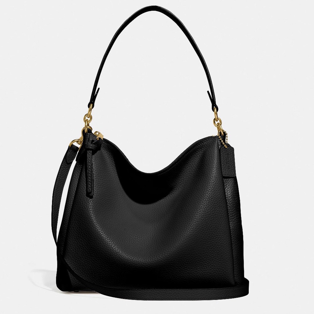 Coach Shay Pebbled Leather Shoulder Bag